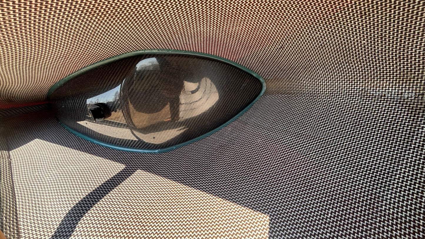 RHEAUME 16'6 PROSPECTOR CARBON TWO TONE RED / WHITE CANOE