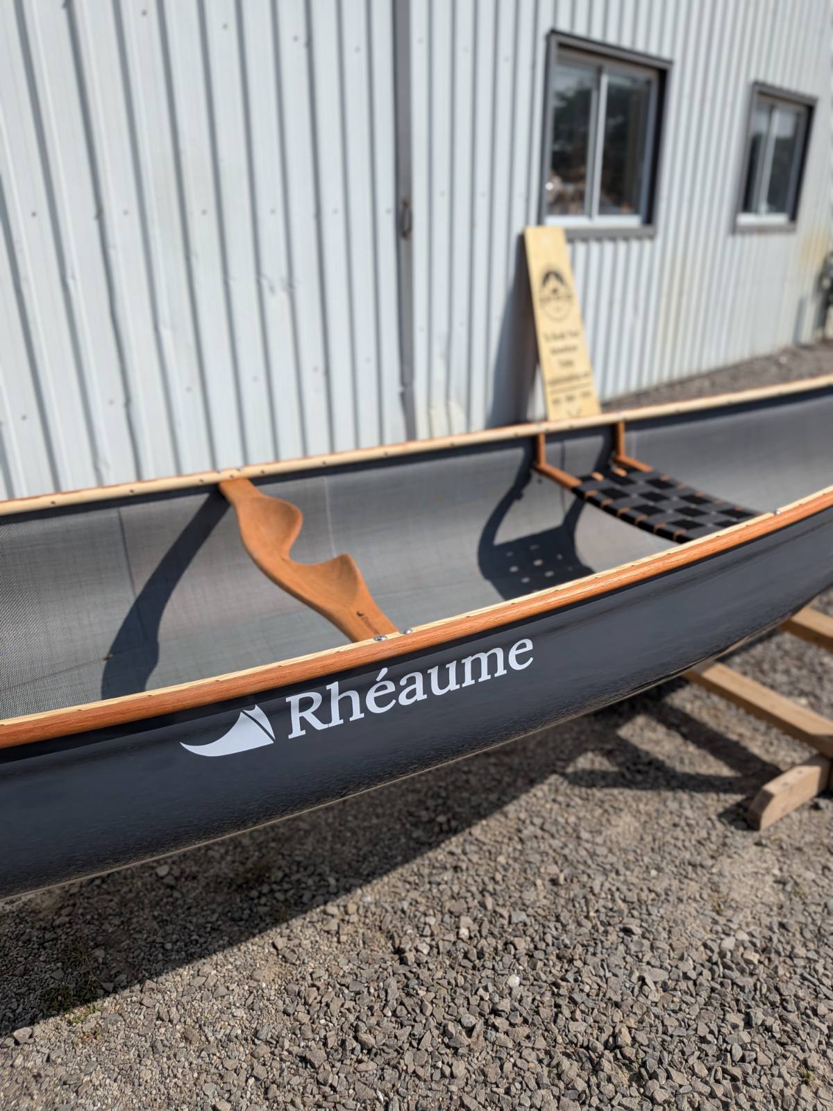 Rheaume Prospector 16'6" Kevlar Canoe with Wood Trim