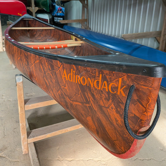 CUSTOM ESQUIF 12' ADIRONDACK ORANGE CAMO