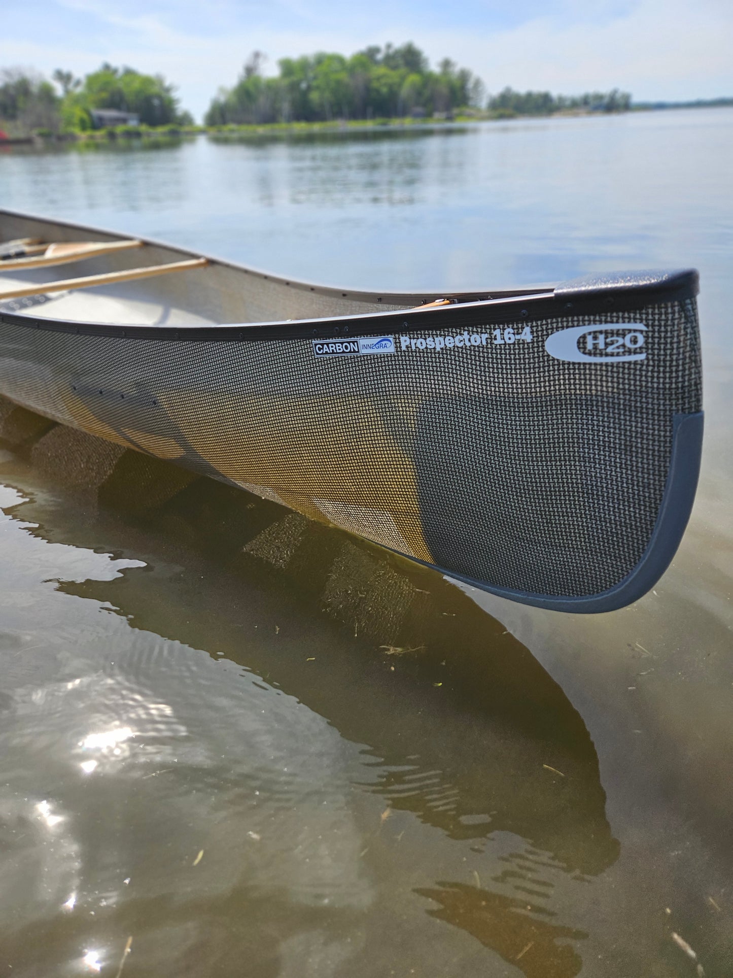 H2O PROSPECTOR 16'4 EPOXY w/ UV SHIELD BRUTE FORCE CARBON INNEGRA