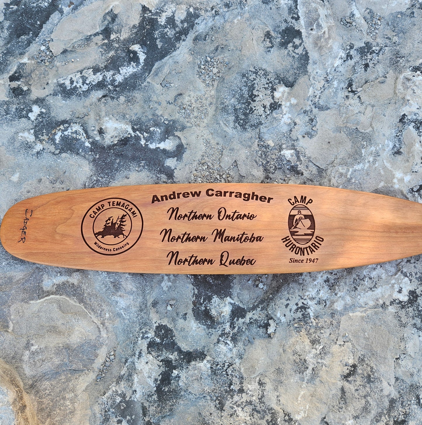 CUSTOM LASER PADDLE ENGRAVING