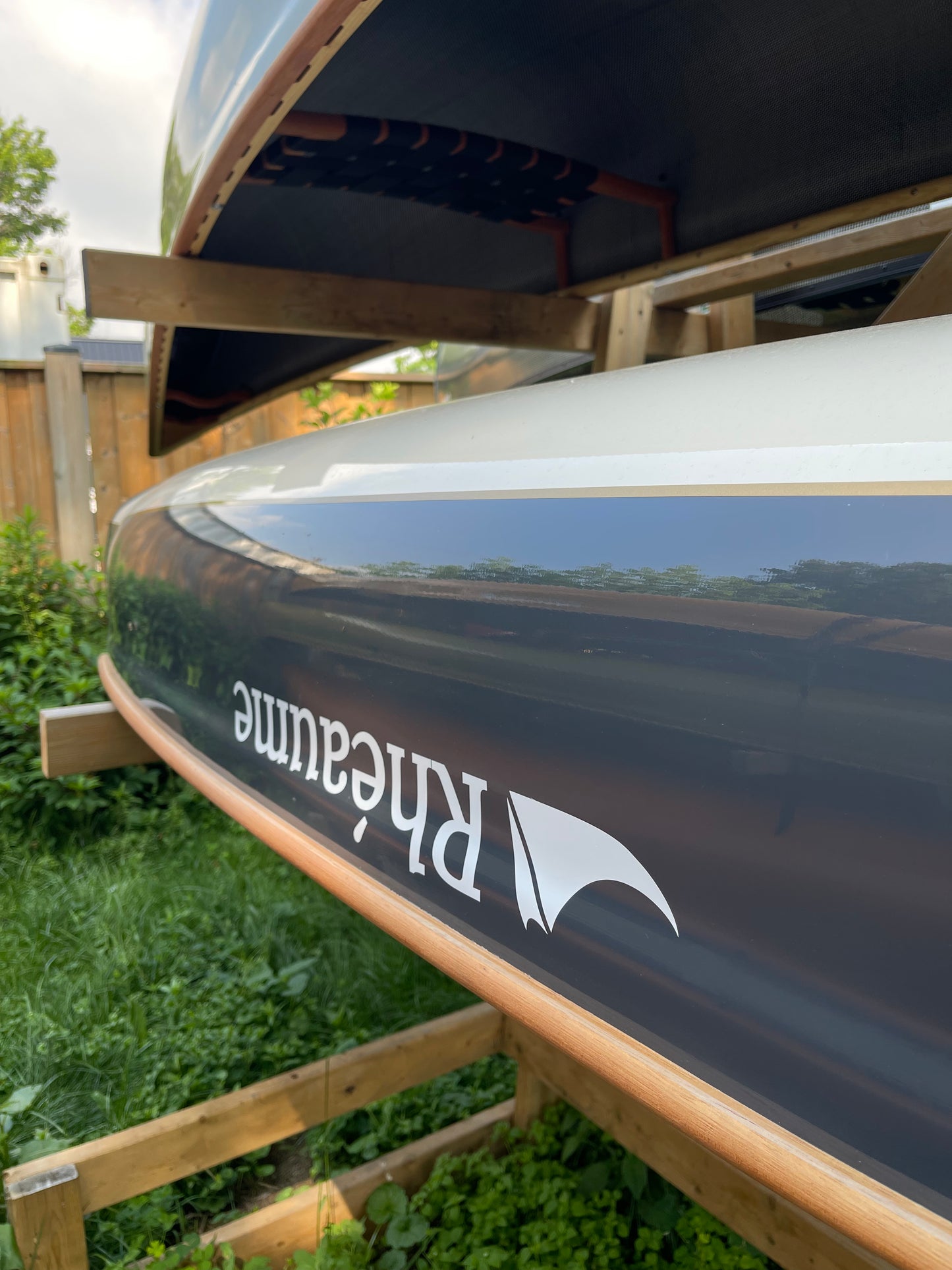 Rheaume Prospector 16'6" Kevlar Canoe with Wood Trim