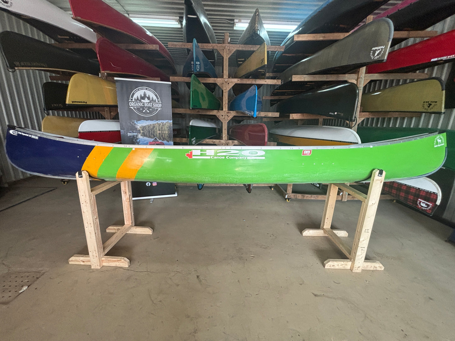 15 ft H20 Lightly Used Bob's Special canoe for sale