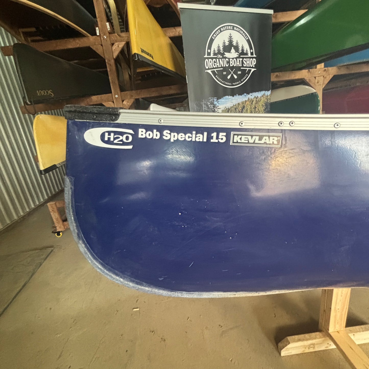 15 ft H20 Lightly Used Bob's Special canoe for sale