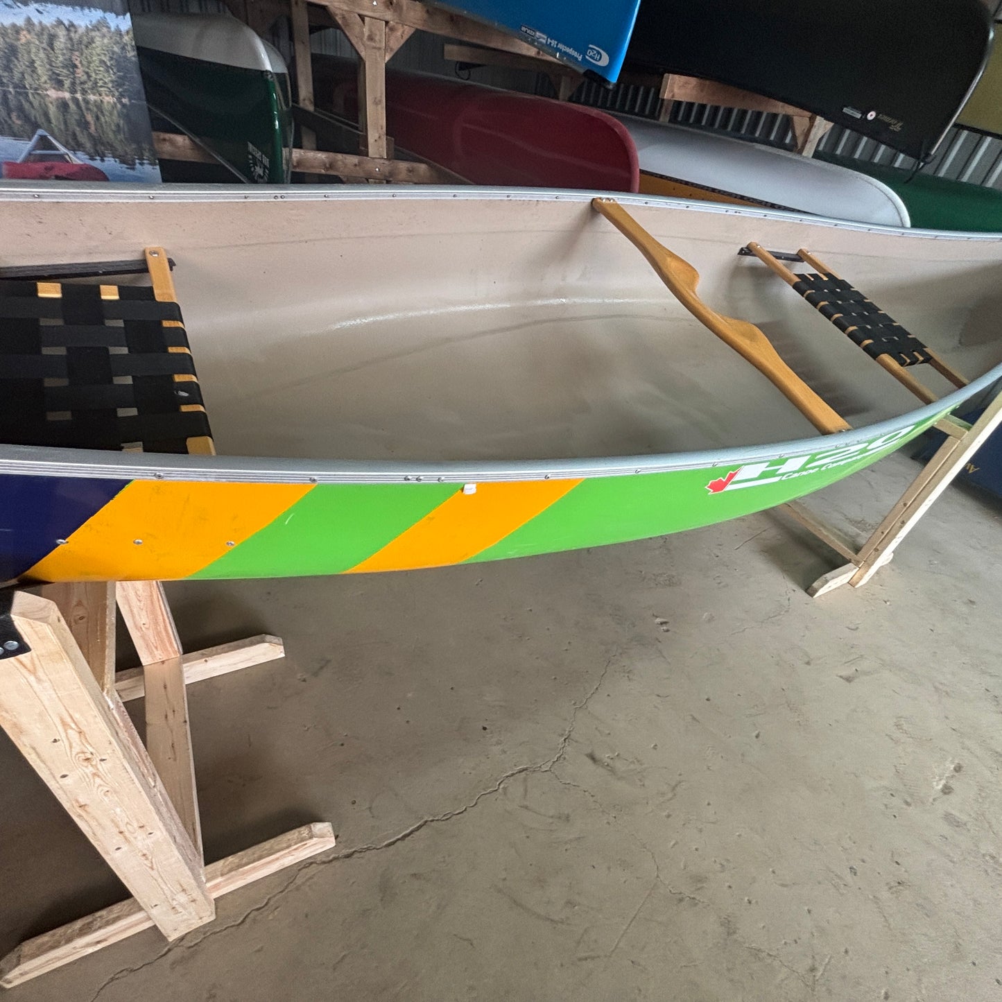 15 ft H20 Lightly Used Bob's Special canoe for sale