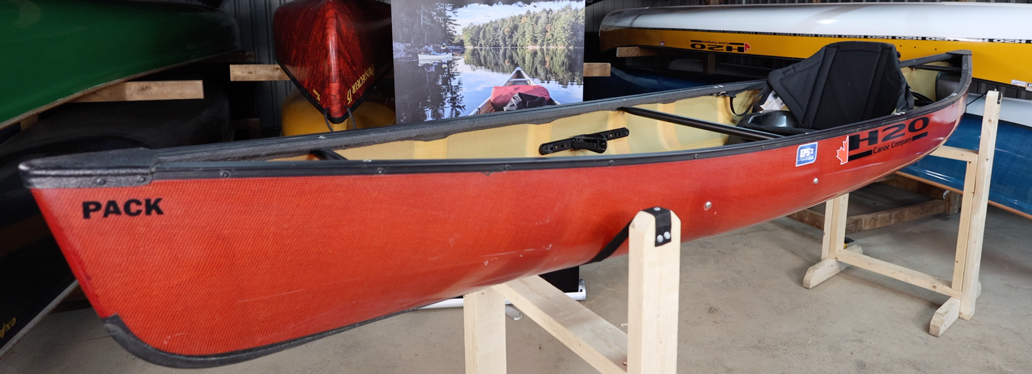 H20  Solo Pack Boat 12' Pro Lite - Kevlar Red