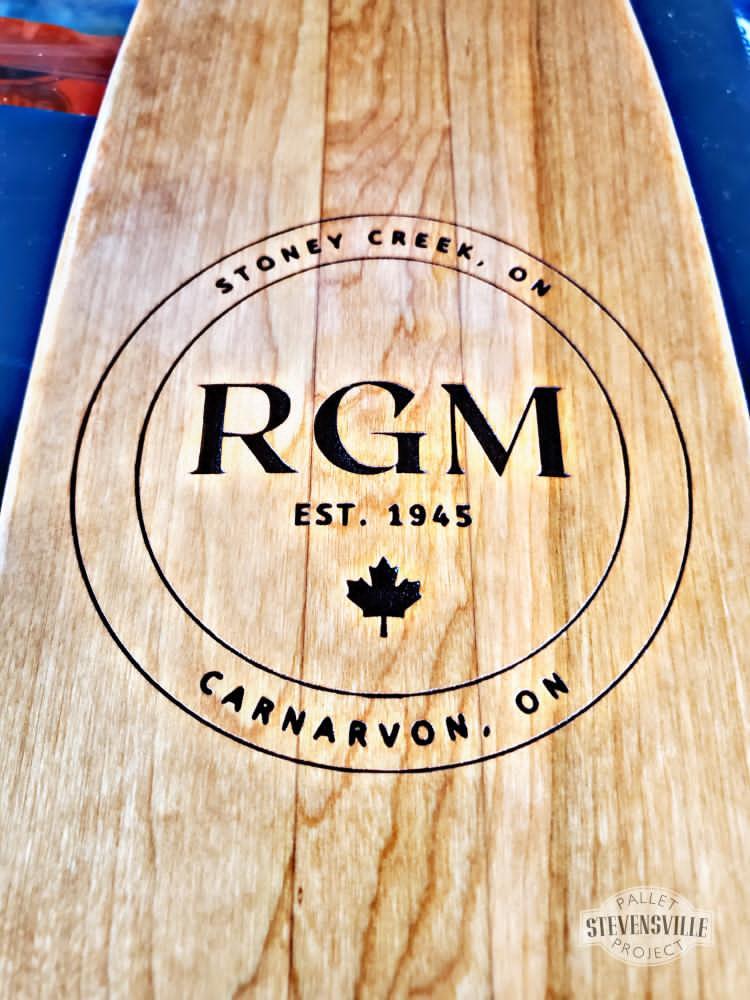 CUSTOM LASER PADDLE ENGRAVING