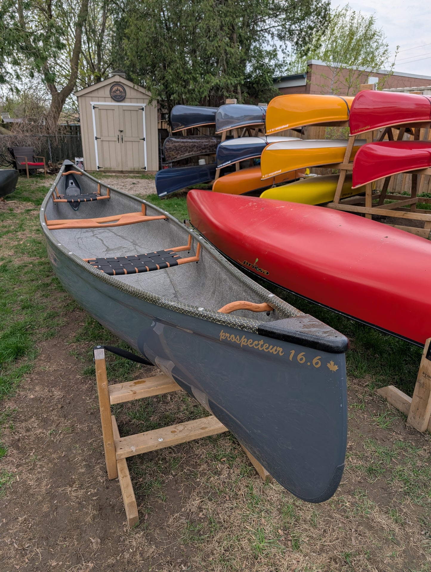 RHEAUME 16'6 PROSPECTOR KEVLAR CANOE