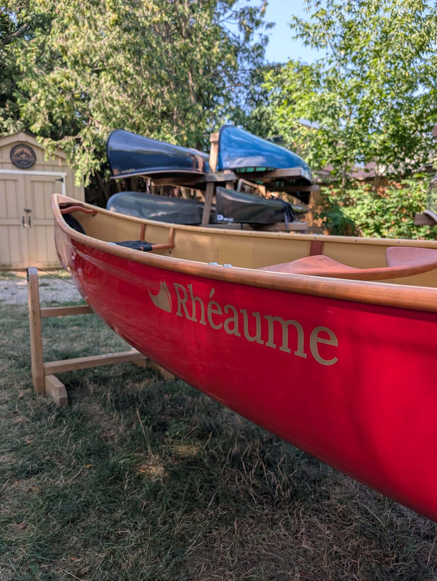 Rheaume Prospector 16'6" Kevlar Canoe with Wood Trim