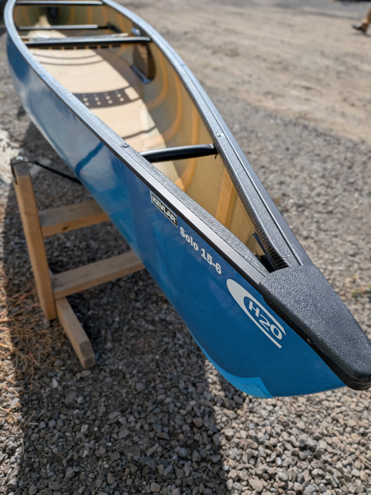 H20 Solo 15'6" Pro Lite - Kevlar Blue with skid plates