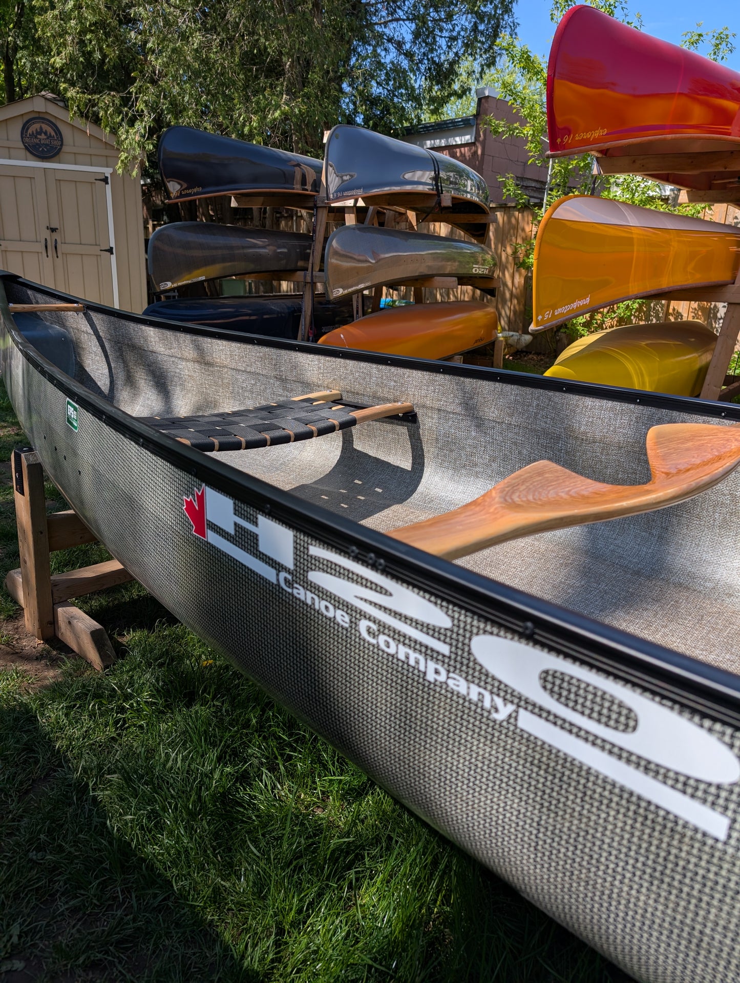 H2O CANADIAN 16'6 EPOXY w/UV SHIELD BRUTE FORCE KEVLAR