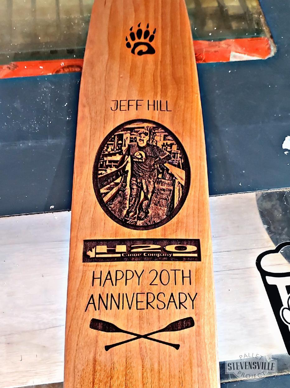 CUSTOM LASER PADDLE ENGRAVING