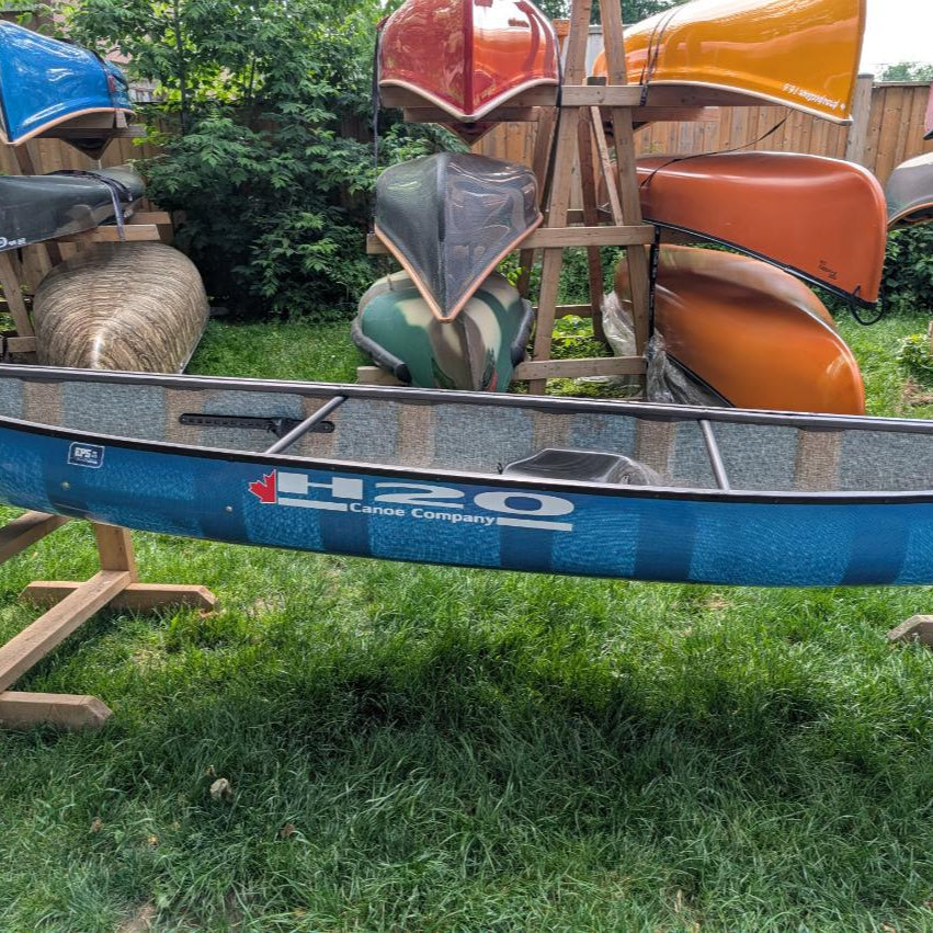 H2O CANOE ADIRONDACK PACK 12 EPOXY w/ UV SHIELD PRO LITE CARBON INNEGRA