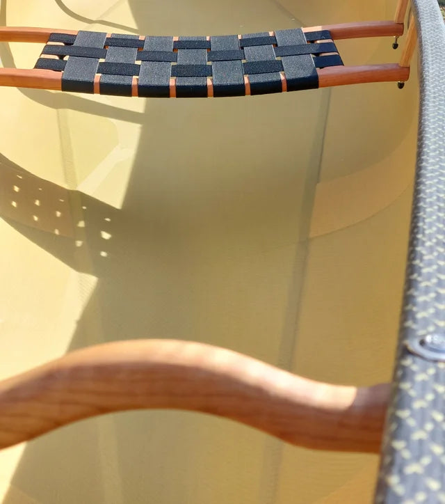 FOR SALE: Rheaume 15' Prospector Kevlar Canoe with Composite Gunwales: A Light, Versatile Craft for Paddlers of All Levels